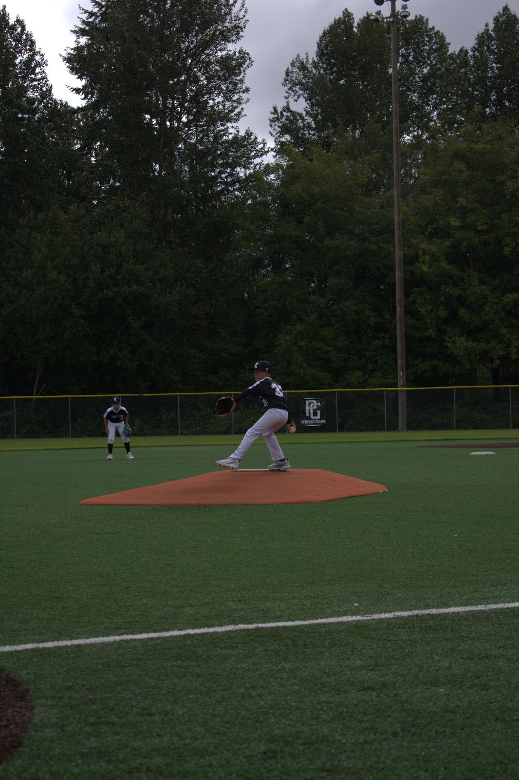 From the mound